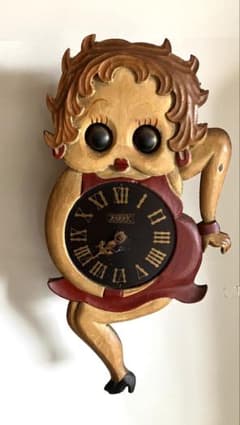 珍しいBetty poppoのジャンク掛け時計のサムネイル