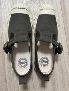 CONVERSE フォレストグリーンスリッポンスニーカー 24cmのサムネイル