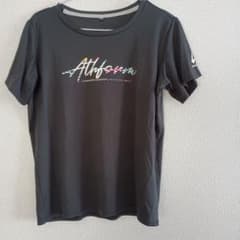 Athforma 半袖Tシャツ 黒 カラフルロゴのサムネイル