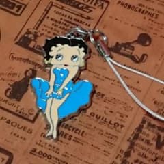 ベティちゃん☆ストラップ☆水色のサムネイル