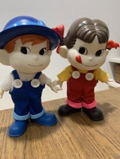 ペコちゃん　ポコちゃん　人形セット　不二家のサムネイル