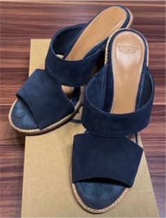UGG ベロア サンダル ネイビーのサムネイル