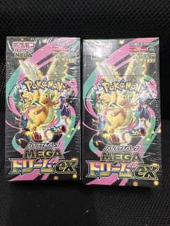 新品未開封シュリンク付き】ポケモンカード MEGA ドリームex 2BOX