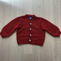 Disney ディズニー キッズ カーディガン レッドのサムネイル
