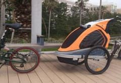 Via Velo チャイルドトレーラー（コストコ購入・ヒッチコネクター3個