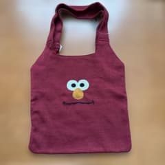 GU エルモ ニットトートバッグ レッドのサムネイル