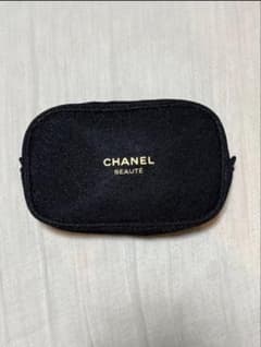 CHANEL シャネル ノベルティ ポーチ ラメブラック 【新品】 - メルカリ