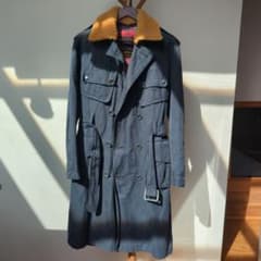 Nigel Cabourn トレンチコート 50サイズ ネイビー - メルカリ