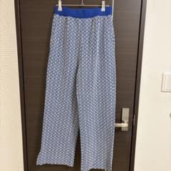 niko and... ワイドパンツ ブルー 総柄 Mサイズのサムネイル