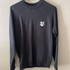 限定コラボ品メゾンキツネ　ブラックトレーナー