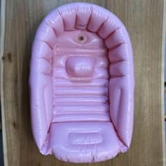 【リッチェル 】ふかふかベビーバス　ピンクのサムネイル
