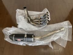 機械曲R-77Sチタンサイクロンカーボンエンド 政府認証フルエキゾーストマフラーのサムネイル