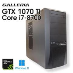 ゲーミングPC　GTX1070Ti corei7-8700k メモリ16のサムネイル