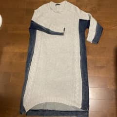 ニット＆デニムワンピースのサムネイル