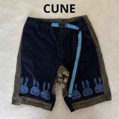 つ*り様 CUNE キューン 6連うさぎ 登山ショーツ ハーフパンツ オリーブ CUNE キューン 6連 うさぎ ハーフパンツ ショートパンツ サイズ2