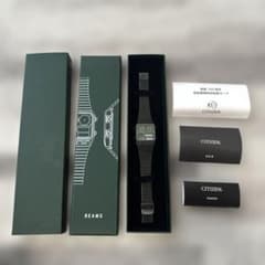 CITIZEN×BEAMSアナデジ腕時計 未使用品 要電池交換 - メルカリ