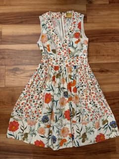Kate Spade フラワー ノースリーブワンピースのサムネイル