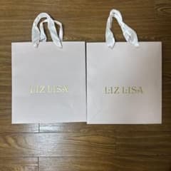 LIZ LISA ショップ袋 2枚セット ショッパーバッグ 紙袋 - メルカリ