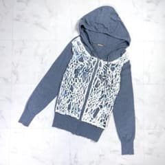 ジョンガリアーノ 編込デザインパーカー グレー サイズS*MD702 - メルカリ