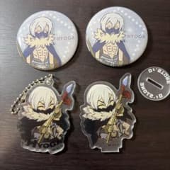 Dr.STONE 氷月 缶バッジ アクリルキーホルダー セットのサムネイル
