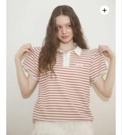 【完売品】muguet drost border tops red muguet】drost border tops/RED - メルカリ