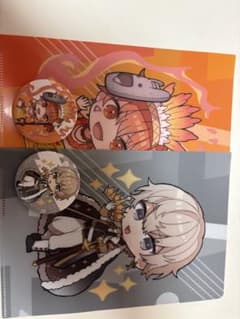 クリアファイル・缶バッジ グッズセットのサムネイル