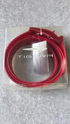 【新品】TIGORA   ティゴラ　ゴルフ用ベルト　赤　レッドのサムネイル