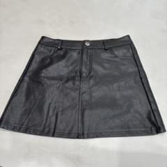 GRL フェイクレザー ミニスカート ブラックのサムネイル