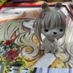 昭和レトロ犬のキャラクター 陶器 置物 名前不明 内藤ルネか水森亜土の 