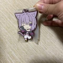 猫又おかゆ　ラバーキーホルダーのサムネイル