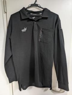 PUMA WORKWEAR 長袖ポロシャツ ブラックのサムネイル