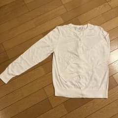 UNIQLO ホワイト カーディガン Mサイズのサムネイル