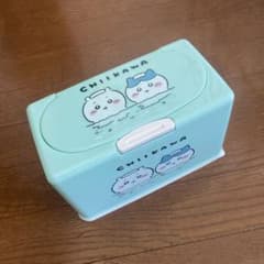CHIIKAWA 収納ボックス 水色　マスク入れのサムネイル
