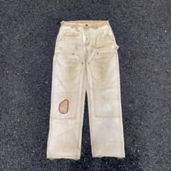 鬼フェード】Carhartt USA製 ダブルニー ペインターパンツ - メルカリ