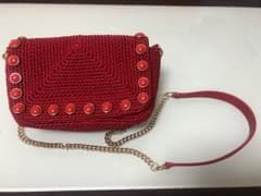 ※マルム様専用※ZARA＊赤 ショルダーバッグのサムネイル