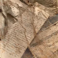 ジャンクジャーナル素材☆錆染☆素材不明変わりレース - メルカリ