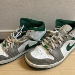 NIKE AIR JORDAN グリーン ホワイト スニーカーのサムネイル