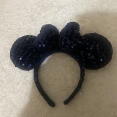 東京ディズニーリゾート カチューシャ スパンコール ブラックのサムネイル