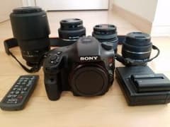 Sony　α65　Wズームキット　+　レンズ2本のサムネイル