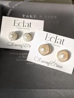 Eclat パールデザインピアスセットのサムネイル