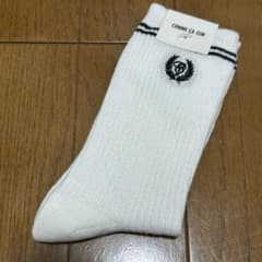 キッズ靴下 白 コムサイズム　新品未使用　22〜24cm