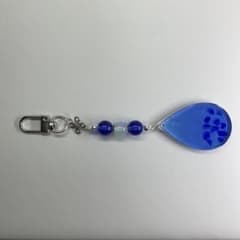 青のティアドロップキーホルダー　142のサムネイル