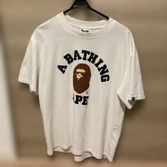 A BATHING APE 半袖 Tシャツ ホワイト値下げ中‼️のサムネイル