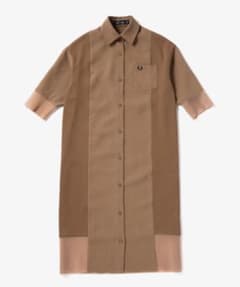 FRED PERRY フレッドペリー シアーニット パネル シャツドレスのサムネイル