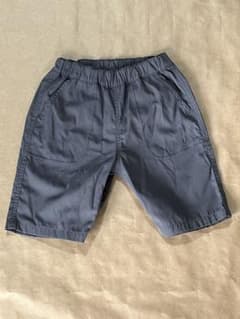 無印良品　キッズUVカット乾きやすいハーフパンツ　110サイズ　ミディアムグレーのサムネイル