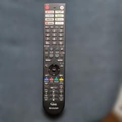 SHARP テレビ用リモコン 4K対応　中古品のサムネイル