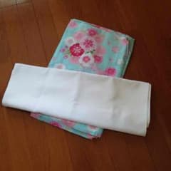 チィズ様専用☆値下げ♪水色お花柄浴衣のサムネイル