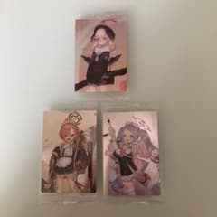 블루 아카이브 메탈 카드 컬렉션 3종 세트