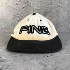 YB14 vintage cap, beige and black, 90s Y2K
