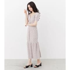 rienda ドットニットマーメイドワンピースのサムネイル